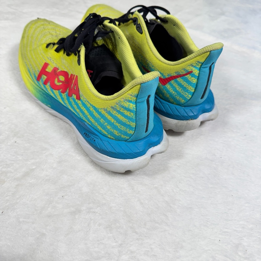 Hoka Mach 5 Sneakers Mens US 8D Evening Primrose Blue Running Shoes - Picture 4 of 6